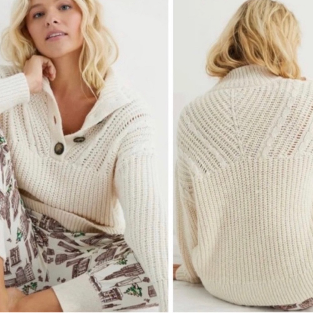 Cream Colored Cozy Winter Sweater by Aerie ❄️